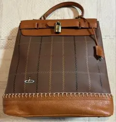 ヴィヴィアンウエストウッド カウレザー ハンドバッグ エリートタグ レア 日本製