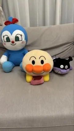 アンパンマン コキンちゃん　バイキンマンのぬいぐるみセット