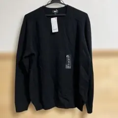 UNIQLO ラムブレンドクルーネックセーター XL ブラック