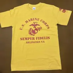 新品　U.S. MARINE CORPS Tシャツ イエロー　ミリタリーのサムネイル