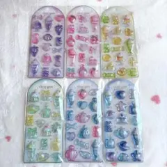【6枚セット】クーリア クリアジェムステッカー ウォーターシール コンプリート