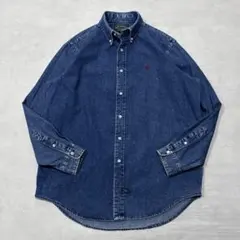 美品 80's VNTG POLO COUNTRY DENIM BD USA