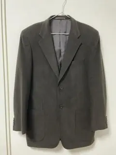 【美品】　TAKAQ テーラードジャケット　ブラウン コーデュロイ　Lサイズ