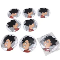 ハイキュー 黒尾鉄朗 幼少期 缶バッジ 8点セット