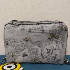 未使用 レスポートサック ミニオンズ ポーチ グレー ミニオン - メルカリ