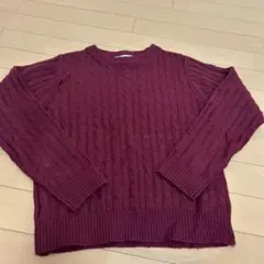 ボルドーニット