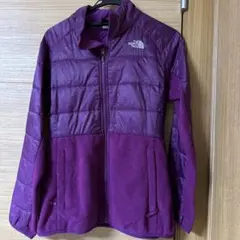 THE NORTH FACE 紫色 ダウンジャケット フリースコンビ