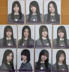 乃木坂46 38th ネーブルオレンジ 生写真 6期生 コンプ 11人×4種
