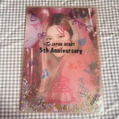 twice サナ クリアファイル ポスター 5th anniversary