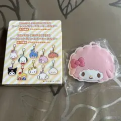 サンリオ　キャラクター大賞　シークレットラバーミラーキーホルダー　ピアノ