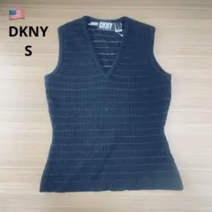 DKNY ダナキャランニューヨーク ニット ベスト ノースリーブ サマーセーターのサムネイル