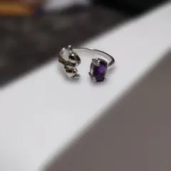 シルバーアメジスト オープンリング