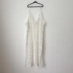 kastane 花柄 キャミワンピース レース レイヤード フリル