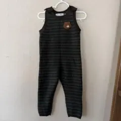 【新品未使用】ZARAbaby ストライプ ニットロンパース 12-18m