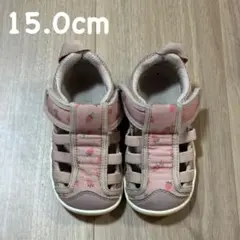 イフミー サンダル　15.0cm ピンクイチゴ柄