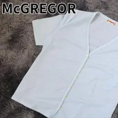 McGREGOR 半袖サマーカーディガン 日本製 ブルー M