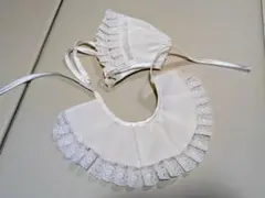 お宮参り　スタイ　帽子セット