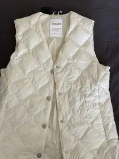 TAION ダウン　ロングベスト M