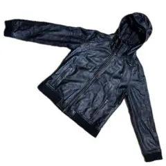 リューグーレザーズ/シングルライダースジャケット/M/羊革/ブラック