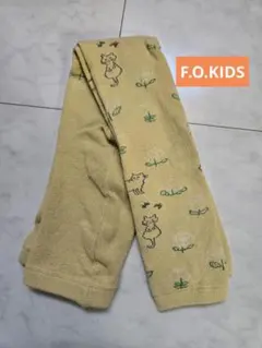 110cm　タイツ　スパッツ　黄色　猫　120cm　 F.O.KIDS　レギンス