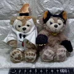 ダッフィー&シェリーメイ　ぬいぐるみストラップ　ハロウィーン2016