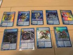 デジモンカード　インペリアルドラモン　他9種　旧　裏
