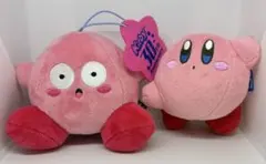 星のカービィ ぬいぐるみ マスコット 2体セット 30周年記念 おおあわて