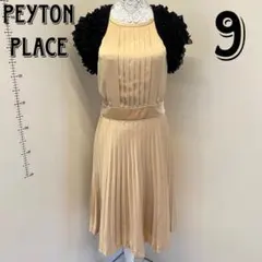 PEYTONPLACE パーティードレス　プリーツワンピース×ボレロ　2点セット