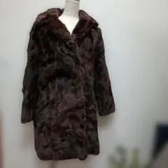 希少 MARNI マルニ 毛皮 リバーシブル ミンク ナイロン 金ボタン 