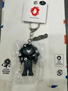 完売品【新品未開封】大阪関西万博 黒ミャ クミャク立体キーホルダーミャクミャク⑦