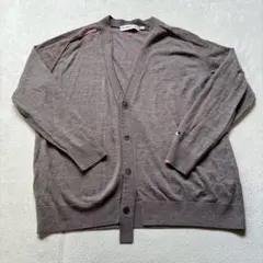 UNIQLO x ANYA HINDMARCH ニットカーディガン 長袖 L 茶