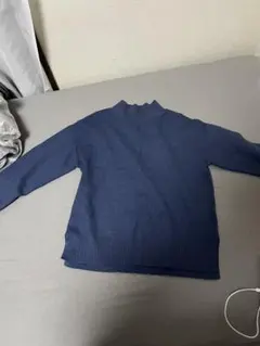 global work メルティスタンドスリットプルオーバー　ニット　セーター