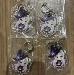 ホロライブ 紫咲シオン アクリルキーホルダー 4個セット