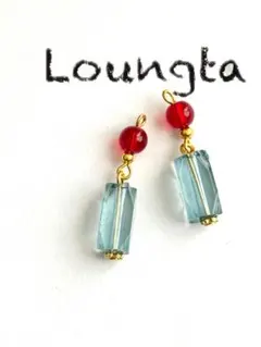 ハンドメイドピアス 樹脂ピアス エスニックピアス 大ぶりピアス 小ぶりピアス