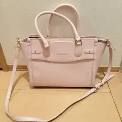 【美品】サマンサベガ 2WAYハンドバッグ ショルダーバッグ ピンクのサムネイル
