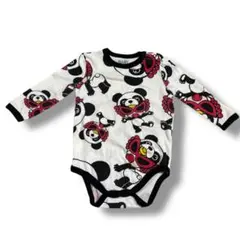 ヒスミニ 長袖 ロンパース 80cm