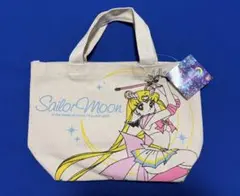【美少女戦士セーラームーン】タグ付き ミニ トートバッグ ランチバッグ