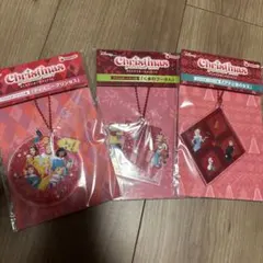 ディズニーオーナメントくじストラップセット（プリンセス・プーさん・アナ）