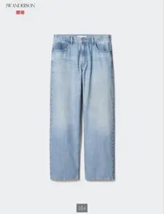 ユニクロJW ANDERSON ストレートジーンズ 63ブルー サイズ32