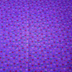 LECIEN 花とハートのプリント生地