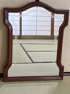 大型ウォールミラー  壁掛け鏡　アンティーク