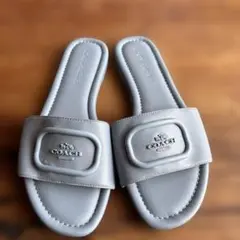 【極美品】COACH コーチ ラバーサンダル ジェリーサンダル ピンク 希少！ 極美品】COACH コーチ ラバーサンダル ジェリーサンダル ピンク 希少
