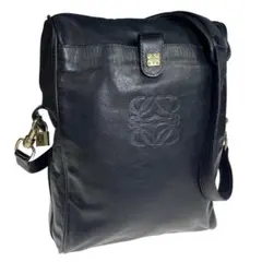 LOEWE アナグラム ナッパレザー ショルダーバッグ a799