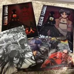 進撃の巨人　ファイル　ノート　クリアプレート