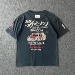 カミナリモータース　デザインTシャツ　フェード　中排気量　プリント
