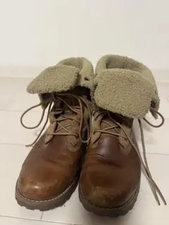 Timberland レザー ハイカットブーツ 25.5cm ブラウン 本革