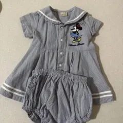 petit main ミニーマウス ワンピース