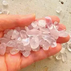 ✨ランクAAA✨　ローズクォーツ さざれ石 100g 天然石 浄化 ブレスレット