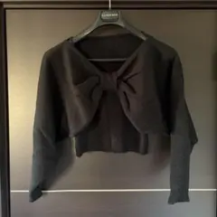 GRL リボンニットトップス ブラック