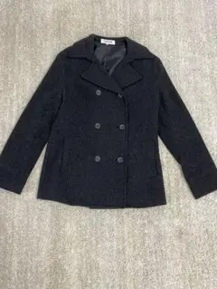 お値下げ ウール ピーコート ダブルブレスト